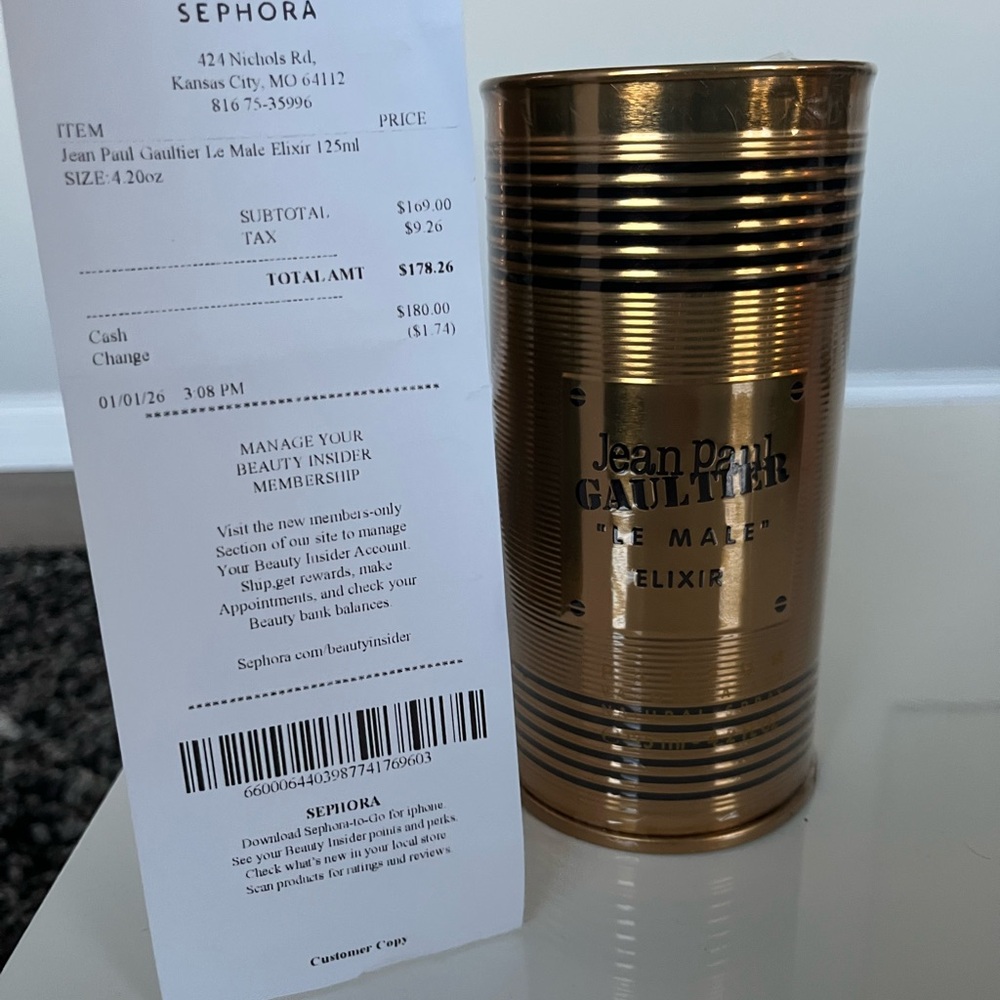 Jean Paul Gaultier le male elixir cologne 125 ml
